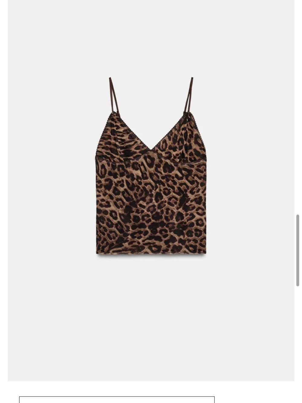 Tulle Animal Print Tank Top - Leopard